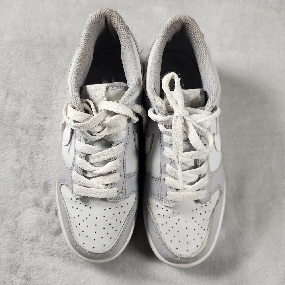 Nike Dunk Low Grey Fog White Youth GS Size 5Y DH9765-001 Sneakers